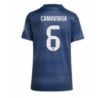Real Madrid Eduardo Camavinga #6 Koszulka Wyjazdowa damskie 2025-26 Krótki Rękaw